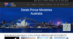 Desktop Screenshot of derekprince.com.au