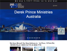 Tablet Screenshot of derekprince.com.au