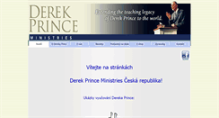 Desktop Screenshot of derekprince.cz