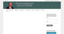 Desktop Screenshot of derekprince.fr